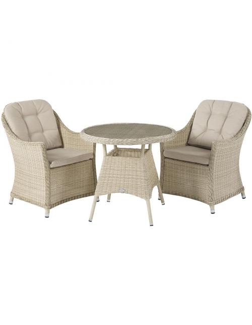 Bramblecrest Monterey Sandstone 2 Seater Dining Set