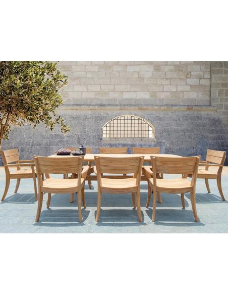 Alexander Rose Sorrento 2.4m x 1.0m Rectangular Table