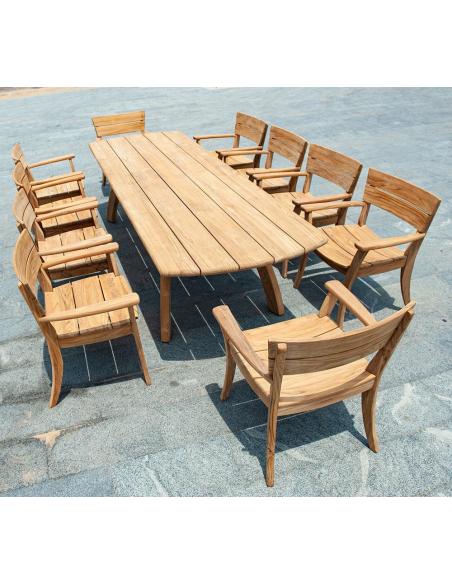 Alexander Rose Sorrento 3.0m x 1.0m Rectangular Table