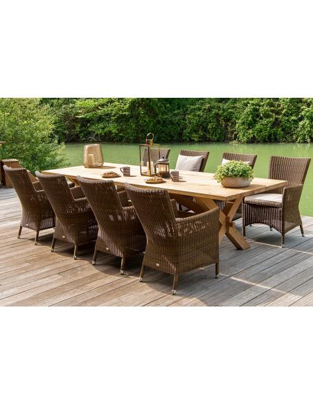 Alexander Rose Teak Plank Table 3.0m x 1.0m