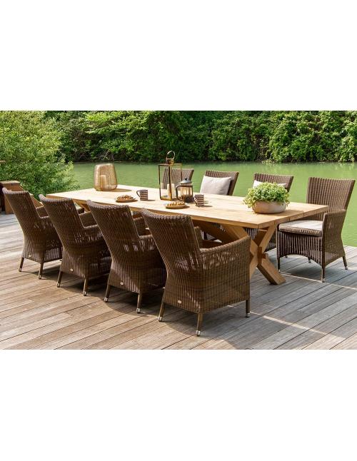 Alexander Rose Teak Plank Table 3.0m x 1.0m