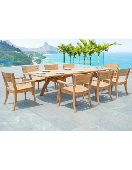 Alexander Rose Sorrento Teak Dining Armchair