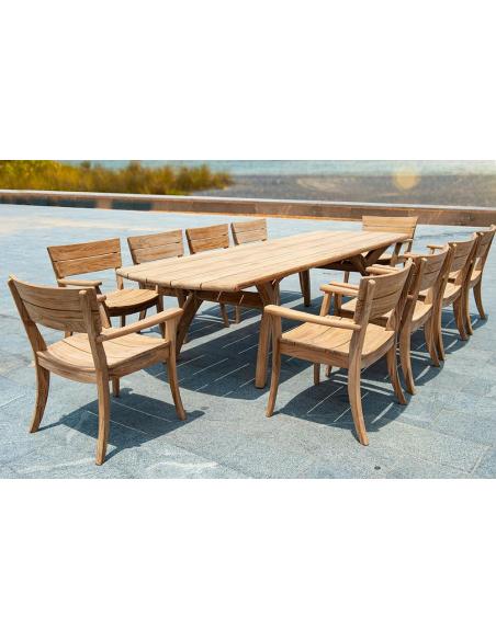Alexander Rose Sorrento Teak Dining Armchair