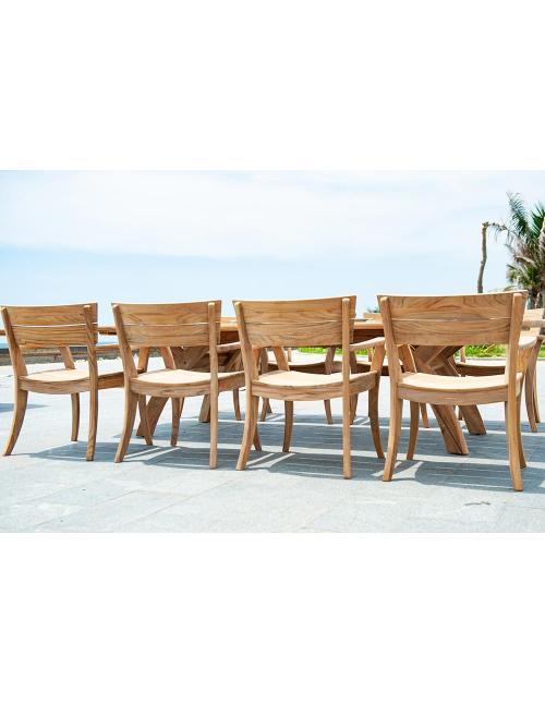 Alexander Rose Sorrento Teak Dining Armchair
