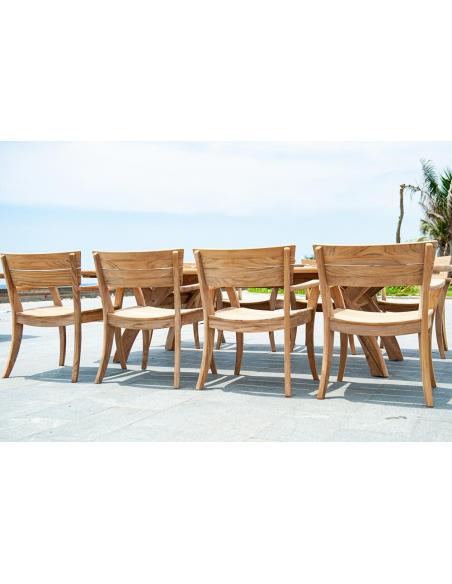 Alexander Rose Sorrento Teak Dining Armchair