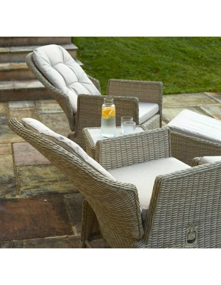 Bramblecrest Monterey Sandstone Hi-Back Recliner Chairs (Set of 2)