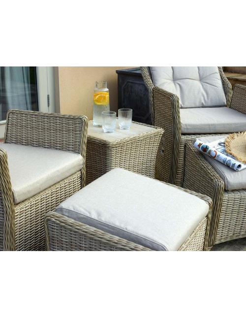 Bramblecrest Monterey Sandstone Hi-Back Recliner Chairs (Set of 2)