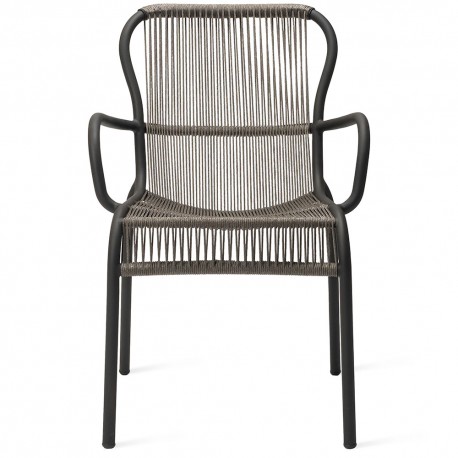 Vincent Sheppard Loop Dining Chair Rope Fossil Grey