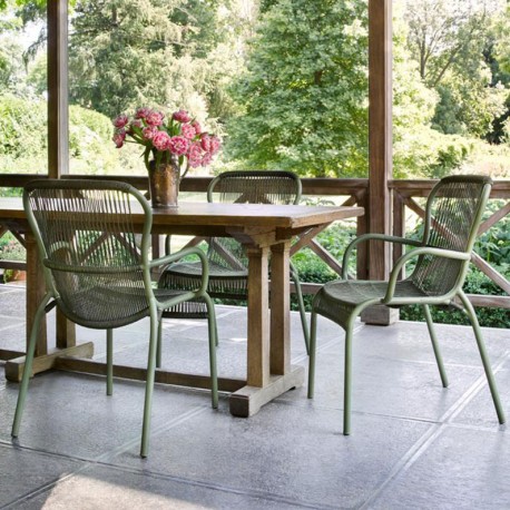 Vincent Sheppard Loop Dining Chair Rope Moss
