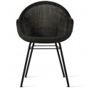 Vincent Sheppard Edgard Dining Chair Steel A Base - Mocca