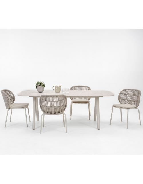 Vincent Sheppard Kodo Dining Table 210 x 100 - Dune White