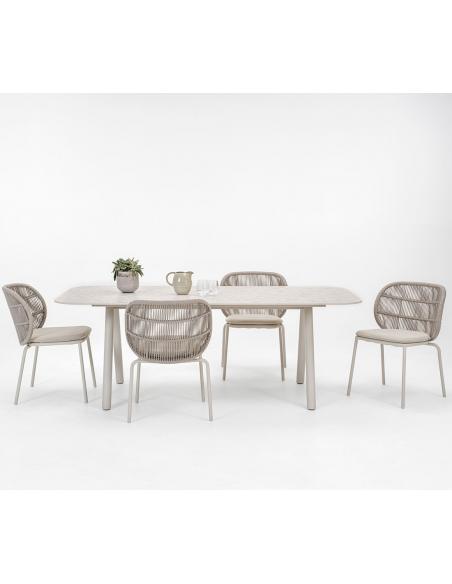 Vincent Sheppard Kodo Dining Table 210 x 100 - Dune White