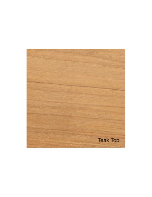 : Vincent Sheppard Quadro Bistro Table Teak Top – Black