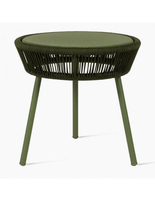 Vincent Sheppard Loop Side Table Rope 51 DIA Moss