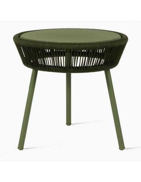 Vincent Sheppard Loop Side Table Rope 51 DIA Moss