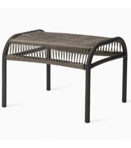 Vincent Sheppard Loop Footrest Rope Fossil Grey