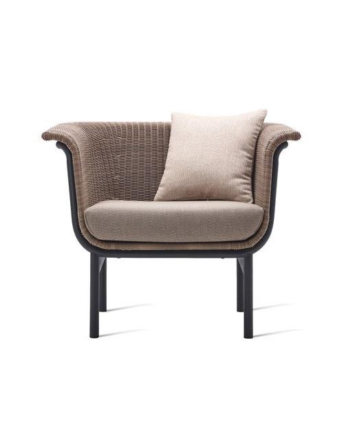 Vincent Sheppard Wicked Lounge Chair with Charcol Frame