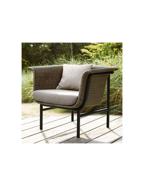 Vincent Sheppard Wicked Lounge Chair with Charcol Frame
