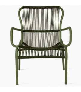 Vincent Sheppard Loop Lounge Chair Rope Moss