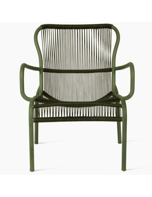 Vincent Sheppard Loop Lounge Chair Rope Moss