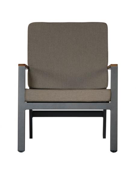 Barlow Tyrie Aura Lounge Chair - Graphite/Charcoal