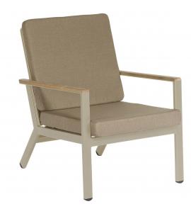 Barlow Tyrie Aura Lounge Chair - Champagne/Titanium