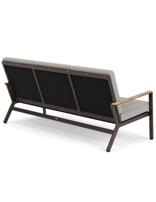Barlow Tyrie Aura Lounge Three Seater Settee - Graphite/Charcoal