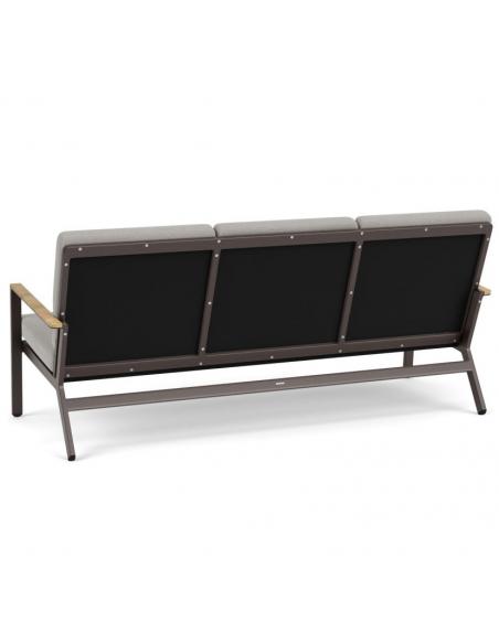 Barlow Tyrie Aura Lounge Three Seater Settee - Graphite/Charcoal
