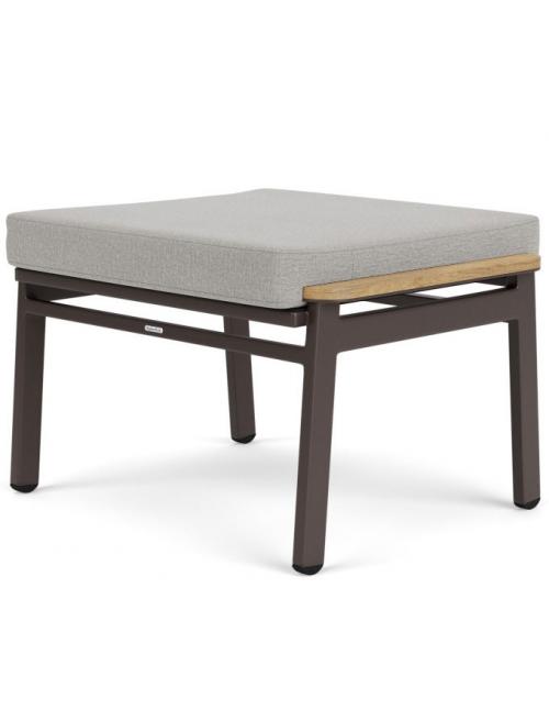 Barlow Tyrie Aura Lounge Ottoman - Graphite/Charcoal