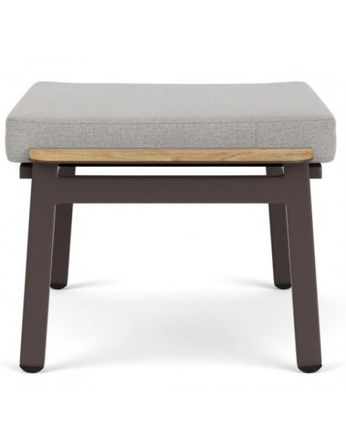 Barlow Tyrie Aura Lounge Ottoman - Graphite/Charcoal