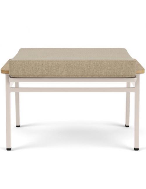 Barlow Tyrie Aura Lounge Ottoman - Graphite/Charcoal