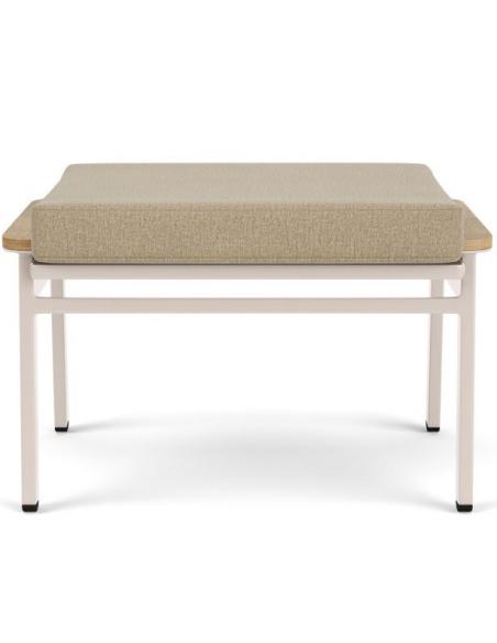 Barlow Tyrie Aura Lounge Ottoman - Graphite/Charcoal
