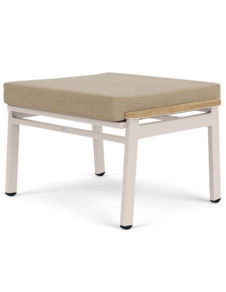 Barlow Tyrie Aura Lounge Ottoman - Graphite/Charcoal