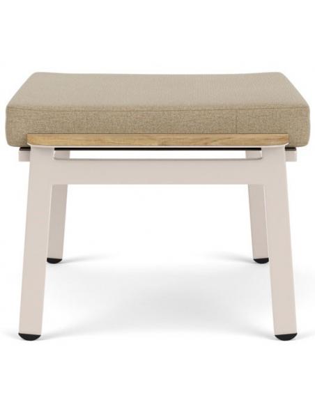 Barlow Tyrie Aura Lounge Ottoman - Graphite/Charcoal