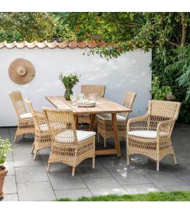 Sika George & Marie 6 Seater Dining Set