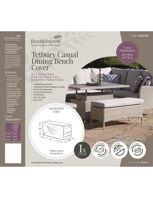 Bramblecrest Tetbury Casual Dining Bench Cover FC02CBX