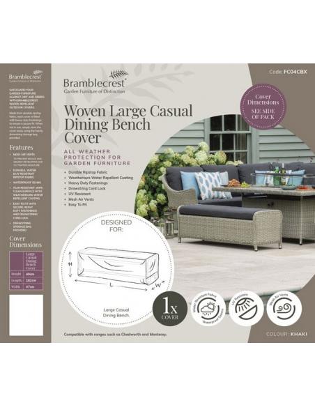 Bramblecrest Large Casual Dining Bench Cover FC04CBX
