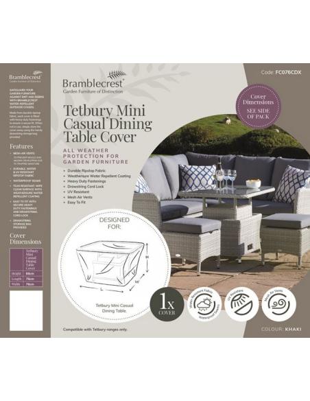 Bramblecrest Tetbury Mini Casual Dining Table Cover FC076CDX