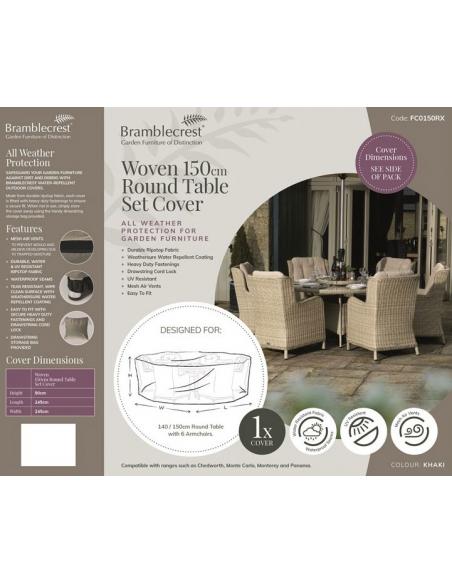Bramblecrest 150cm Round Table Set Cover FC0150RX