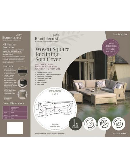Bramblecrest Chedworth 2 Piece Square Reclining Sofa Cover FCM2P1X