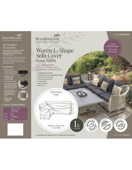 Bramblecrest L Shape Sofa Cover  - Long Right FCM2P03X