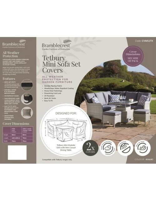 Bramblecrest Tetbury Mini Sofa Set Covers CVMS1TX