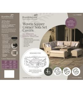 Bramblecrest Chedworth Square Sofa Set Covers CVMS2X