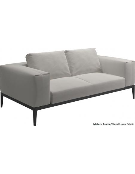 Gloster Grid Sofa (Meteor Frame)
