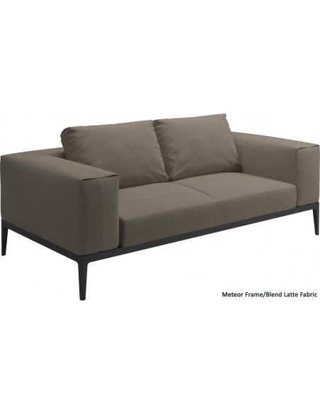 Gloster Grid Sofa (Meteor Frame)