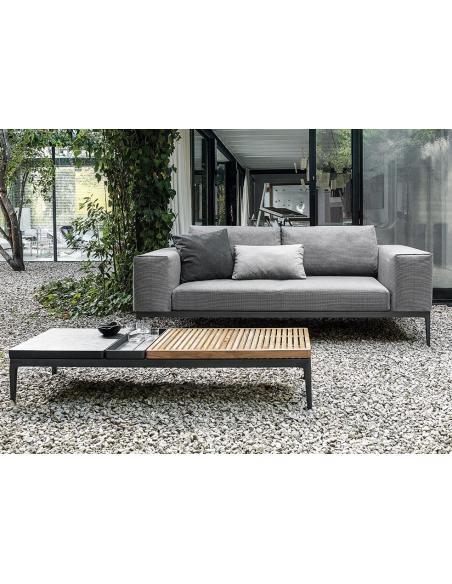 Gloster Grid Sofa (White Frame)