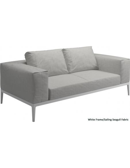 Gloster Grid Sofa (White Frame)