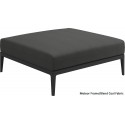 Gloster Grid Ottoman (Meteor Frame)