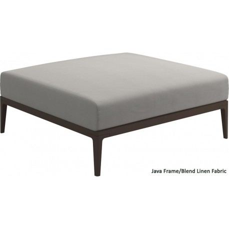 Gloster Grid Ottoman (Java Frame)