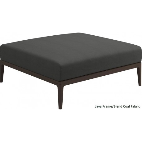Gloster Grid Ottoman (Java Frame)